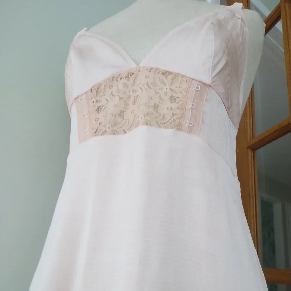 John Galliano Lingerie newspaper print vintage style silk slip dress - Picture 14 of 16